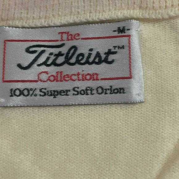 Titleist Collection Cotton Sweater Size M 100% sup - Picture 4 of 5